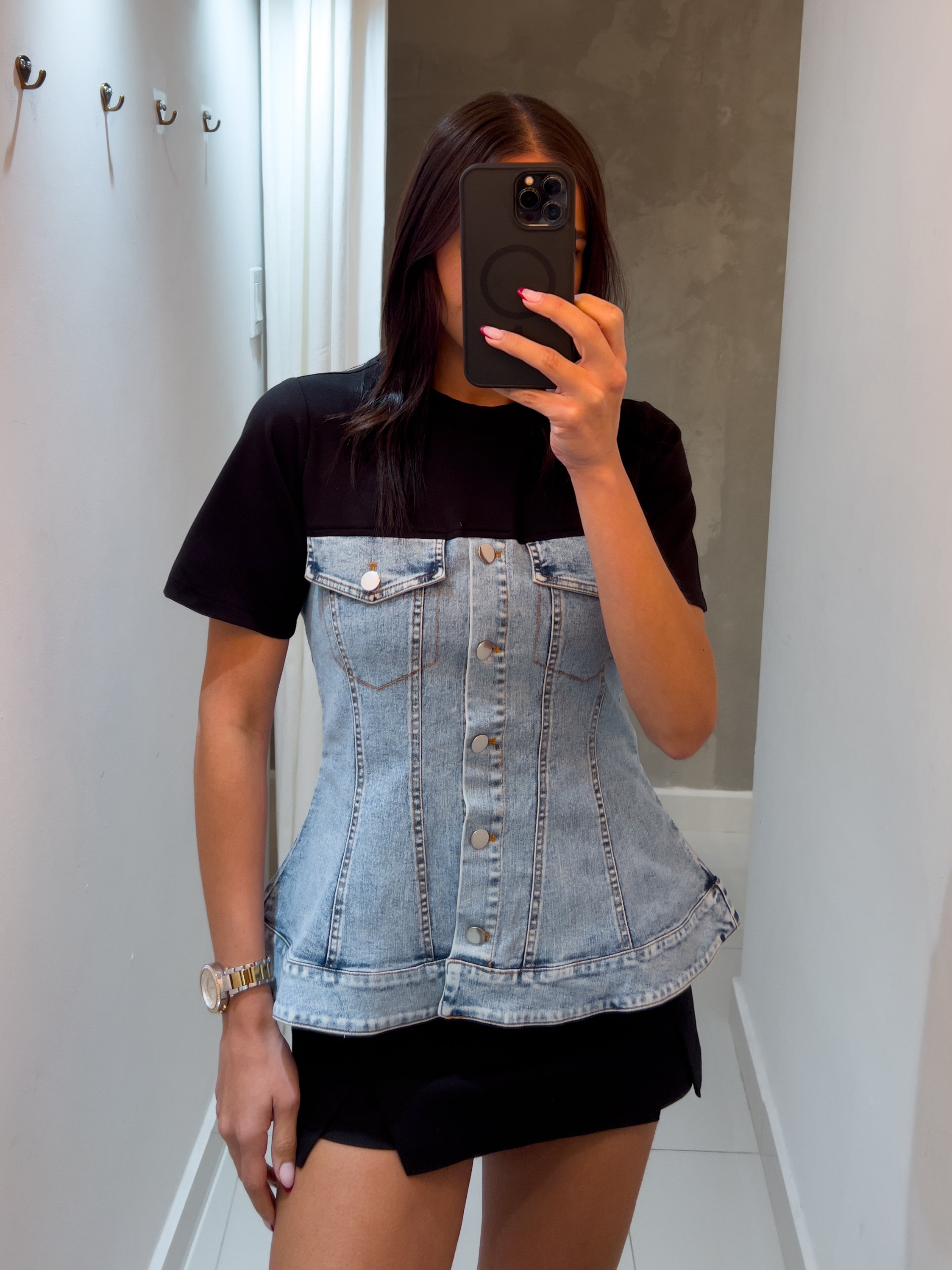 RENATA DENIM TOP