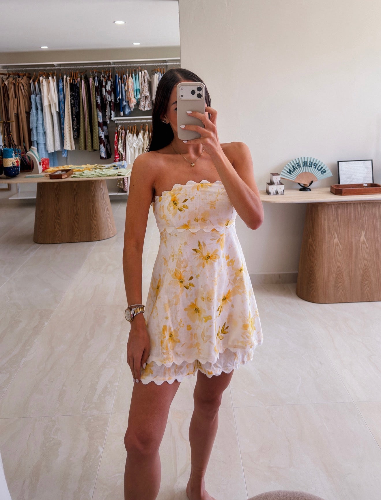 FLORAL SLEEVELESS TUBE TIERED ROMPER