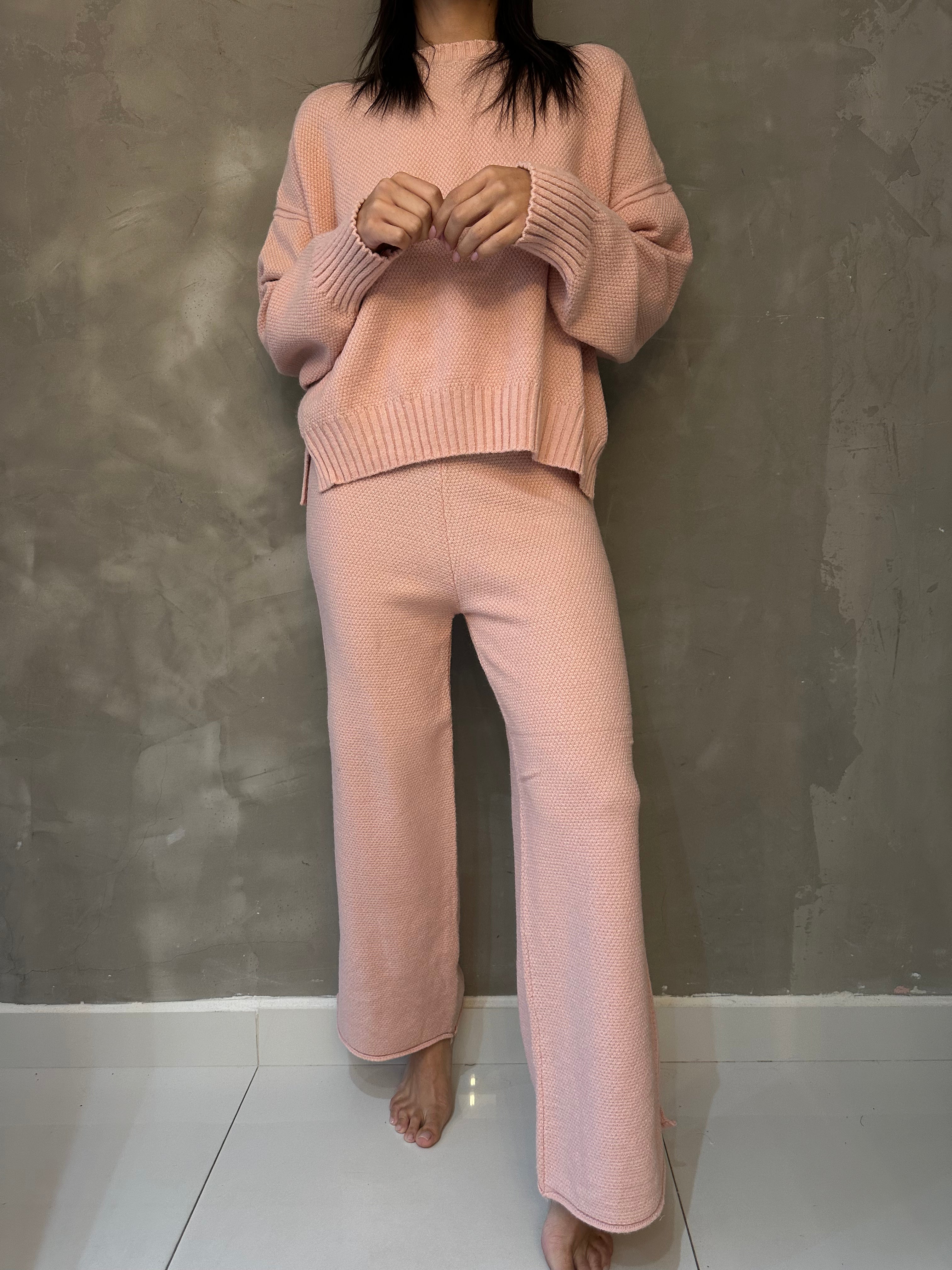 ALISSA PINK PANT SET