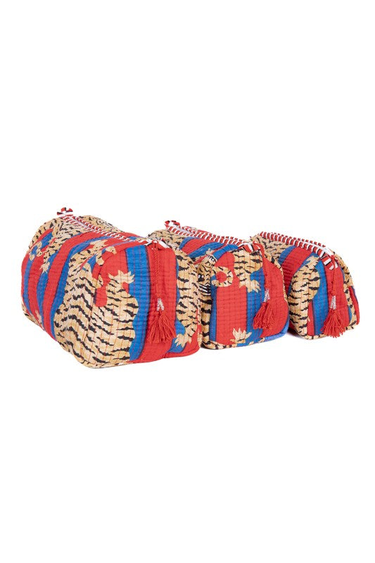 RED TIGER MAKEUP BAG
