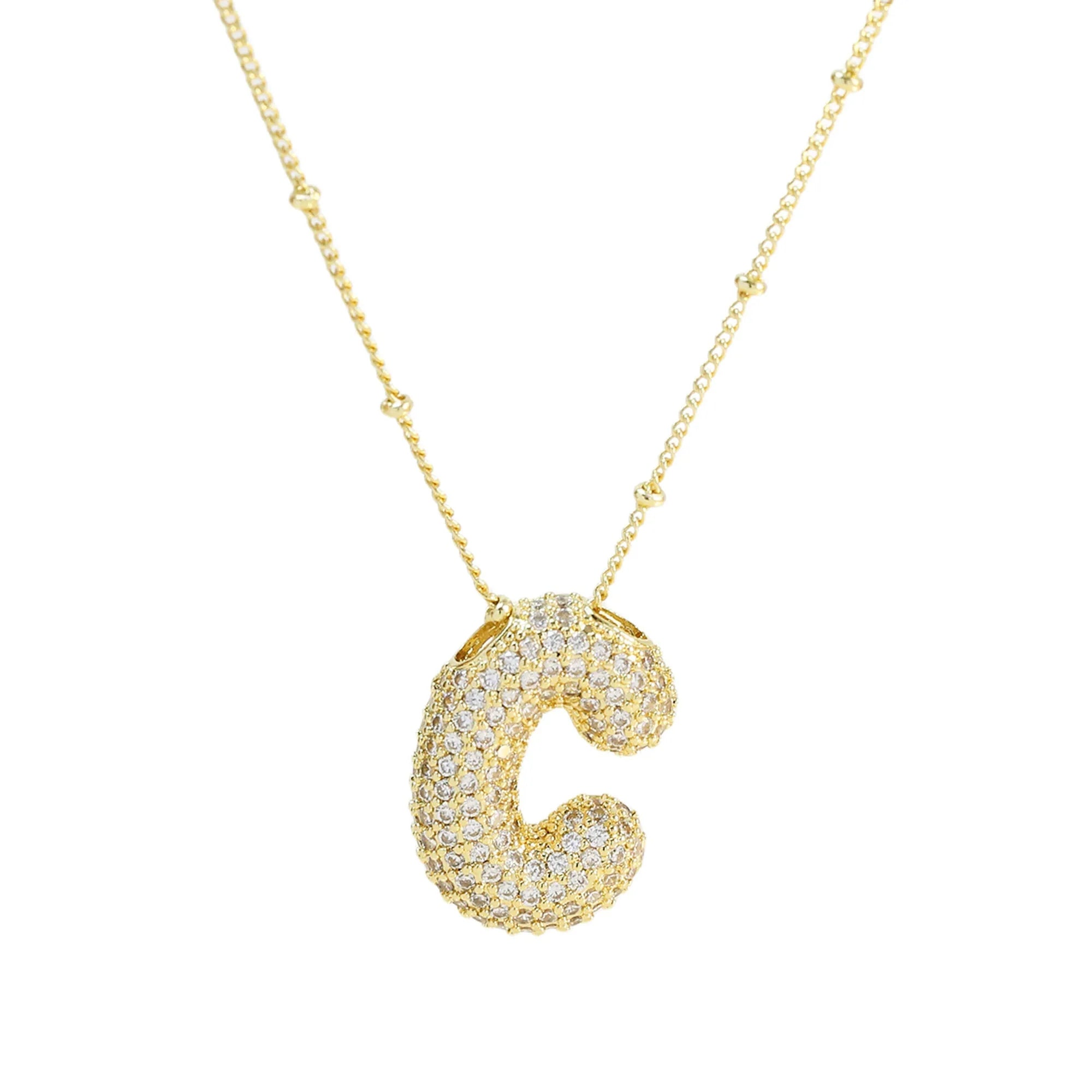 MARCELLA INITIAL NECKLACE